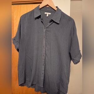 Maurices Dusty Teal Button Down Shirt